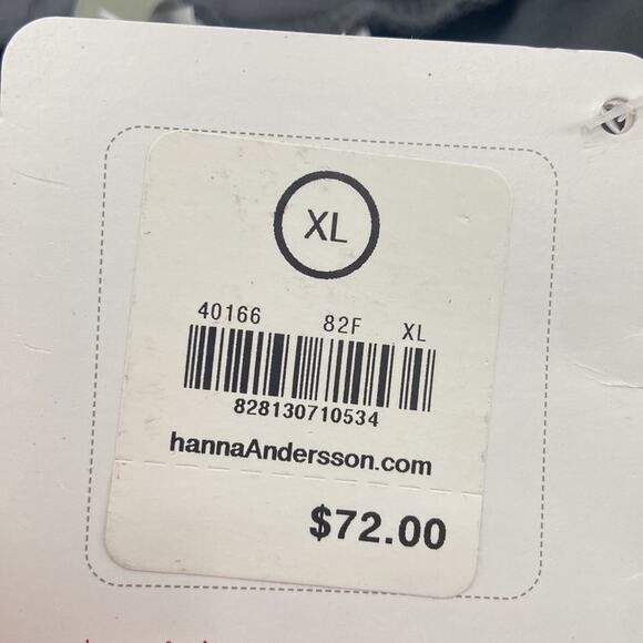 NWT Hanna Andersson grey stretchy straight leg pants - Picture 5 of 5